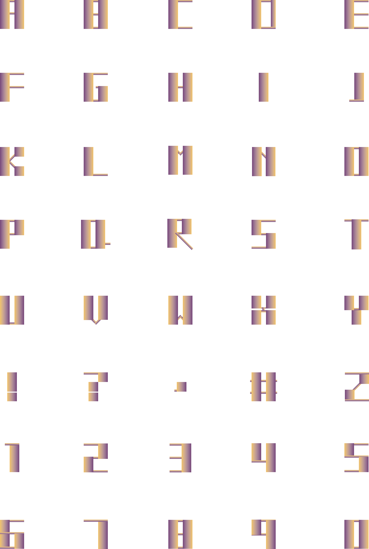 My Character set